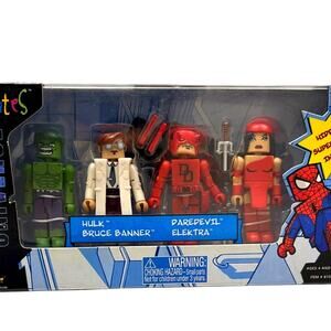 Marvel Minimates Hulk Daredevil Elektra Box Set #87540 NIB